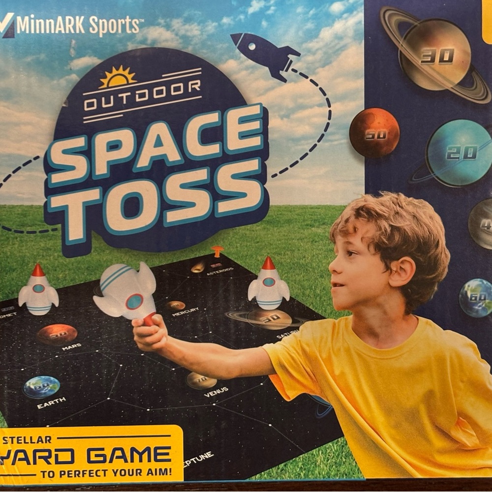 Indoor/Outdoor Space Toss Game Science Kids Toys Minnark Sports